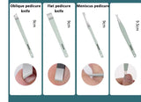 NNETM 12/16 Pcs Manicure Pedicure Facial Set  With Leather Case