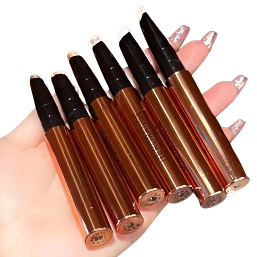 NNETM 6 colors Sparkling Highlighter Stick - Shimmering Eyeliner Pen for Brightening and Enhancing Eyes