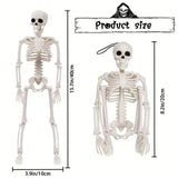 NNETM Set 3pcs 40.64cm Posable Halloween Skeleton Decorations Haunted Houses, Graveyards, and Indoor Outdoor