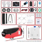 NNEDSZ 5KW Portable Diesel Air Heater Remote Control LCD Display Quick Heat Car RV Bus Boat