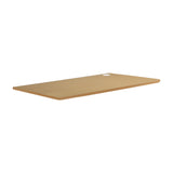 NNEED Standing Desk Board with Drilled Hole Oak 120x60cm