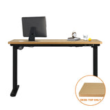 NNEED Standing Desk Board with Drilled Hole Oak 120x60cm