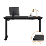 NNEED Standing Desk Top with Drilled Hole Black 140x70cm