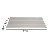 NNEED Standing Desk Top Adjustable Electric Grey-Oak