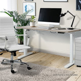 NNEED Standing Desk Top Adjustable Electric Grey-Oak