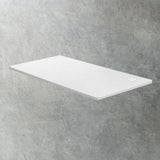 NNEED Standing Desk Top with Drilled Hole White 140x70cm