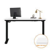 NNEED Standing Desk Top with Drilled Hole White 150x75cm