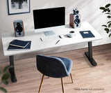 NNEED Standing Desk Top with Drilled Hole White 150x75cm