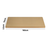 NNEED Standing Desk Top with Drilled Hole OAK 160x75cm