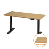 NNEED Standing Desk Top with Drilled Hole OAK 160x75cm