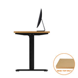 NNEED Standing Desk Top with Drilled Hole OAK 160x75cm