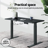 NNEDSZ Artiss Standing Desk Top Black 120CM