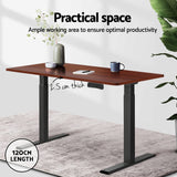 NNEDSZ Artiss Standing Desk Top Walnut 120CM