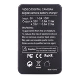 Lcd Screen Dual Batteries Charger For Gopro Hero5 With Displayed Capacity-1915197408371937282
