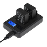 Lcd Screen Dual Batteries Charger For Gopro Hero5 With Displayed Capacity-1915197408371937285