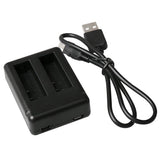 Usb Dual Battery Charger For Xiaomi Xiaoyi Ii 4K Camera-1915198226017947649