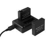 Usb Dual Battery Charger For Xiaomi Xiaoyi Ii 4K Camera-1915198226017947653