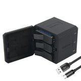 Triple Usb Charger Box For Gopro Hero6 / 5 With Led Indicator And Cable-1915196760997892104