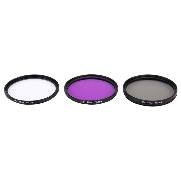58Mm Professional Lens Filter For Gopro And Xiaomi Yi Sport Camera - Cpl Uv Fld-1915197234044080129