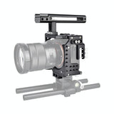 Handle Video Camera Cage Stabilizer For Sony A7K / A72 / A73 / A7S2 / A7R3 / A7R2 / A7X Black-1915196795722534912
