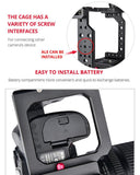 Video Camera Cage Stabilizer - Black Handle-1915196502276444164