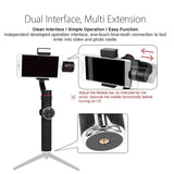 3-Axis Gimbal Stabilizer With Tripod Mount & Fill Light For Smartphones - Black-1915196771911471106