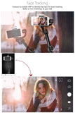 3-Axis Gimbal Stabilizer With Tripod Mount & Fill Light For Smartphones - Black-1915196771911471108