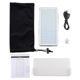 Pocket Led Studio Light For Vlogging & Photography - 180 Leds Oled Display Cold Shoe Mount - Canon / Nikon Dslr-1915197543566938120