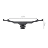 Aluminum Dual Hot / Cold Shoe Mount Adapter Bracket - Black-1915196699761053698