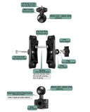 25Mm Ball Head Motorcycle Mount For Gopro With Tripod Adapter-1915196491966844930