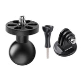 25Mm Ball Head Motorcycle Mount For Gopro With Tripod Adapter-1915196491966844928