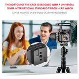 Video Camera Cage Stabilizer With Handle For Nikon Z6 / Z7 - Black-1915196486296145929