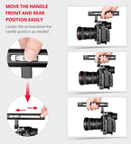 Panasonic Lumix Dc-S1H / Dc-S1 / Dc-S1R Camera Cage Stabilizer With Handle - Black-1915196728554950658