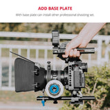 Panasonic Lumix Dc-S1H / Dc-S1 / Dc-S1R Camera Cage Stabilizer With Handle & Rail Rod Mount - Black-1915196748473700360