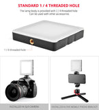 Portable 49-Led Phone Photography Fill Light With 6 Filters - Black-1915196701686239236
