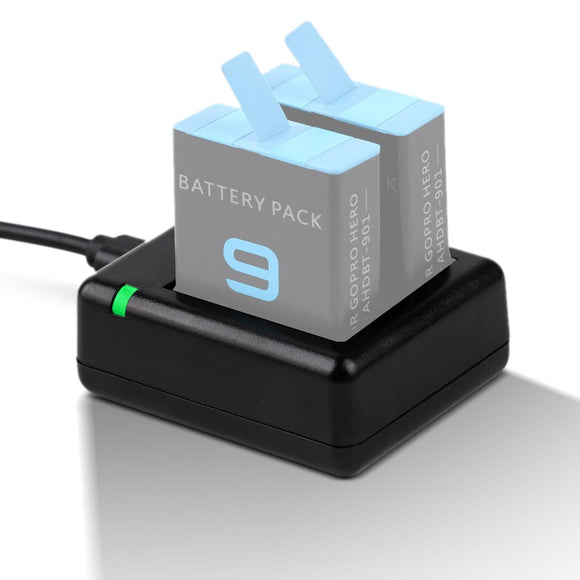 Gopro Hero9 / 10 Dual Battery Charger With Usb Cable & Indicator Light-1915196785702342657