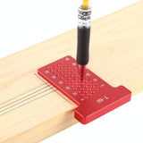 Woodworking T60 T-Shaped Aluminum Ruler For Marking And Fixing-1915197022378528772