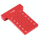 Woodworking T60 T-Shaped Aluminum Ruler For Marking And Fixing-1915197022378528774