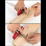 Woodworking Level Line Tool - Aluminum Alloy Ruler-1915198409820737539