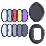 52Mm 10-In-1 Professional Lens Filter Kit For Gopro Hero10 / 9 With Adapter Ring And Cap-1915196979680514048