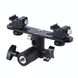 Dual Hot Shoe Flash Bracket - Compact And Versatile-1915197189336993795