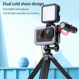 Metal Border Frame Mount For Gopro Hero10 / 9 With Dual Cold Shoes Base-1915196560346583043