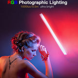 8-Colour Led Stick Video Light With Remote Control-1915198239964008456