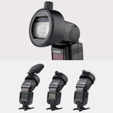 Round Flash Adapter For Tt685 / V860Ii / V350 / Tt600 - Black-1915196777175322628