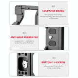 Sony Alpha 7C Video Cage Stabilizer Kit With Handle-1915196752974188548