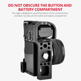 Sony Alpha 7C Video Camera Cage Stabilizer - Black-1915196677770317827