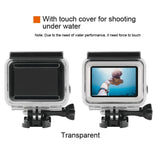 Waterproof Housing For Gopro Hero 6 / 5 With Touch Screen Back Cover - 45M-1915196602444812295
