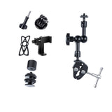 7 Articulating Magic Arm With Phone Clamp & Large Claws - Black-1915196683638149120