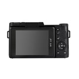 3.0 Flip Screen Vlog Camera With 4X Zoom - Black-1915196778584608770