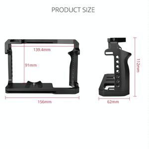 Video Camera Cage Stabilizer For Canon Eos R5 / R6 / R - Black-1915196753674637313
